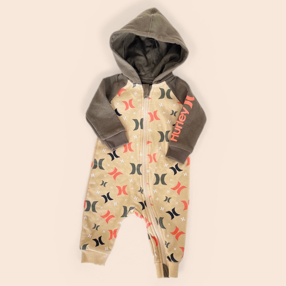 Hurley Baby One Piece with Hood Size 6 months
